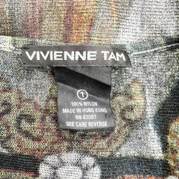 Vivienne Tam Rare Kuan Yin buddha Maxi Dress MINT Condtion S - Picture 4 of 4